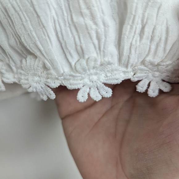 Size 16 NWT long sleeve boho crop top. Back zipper&;clasp closure - Picture 4 of 6